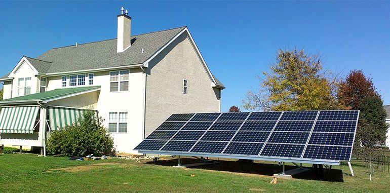 High-quality solar panel kit for residential and commercial solar energy systems, including panels, mounting hardware, and wiring components.