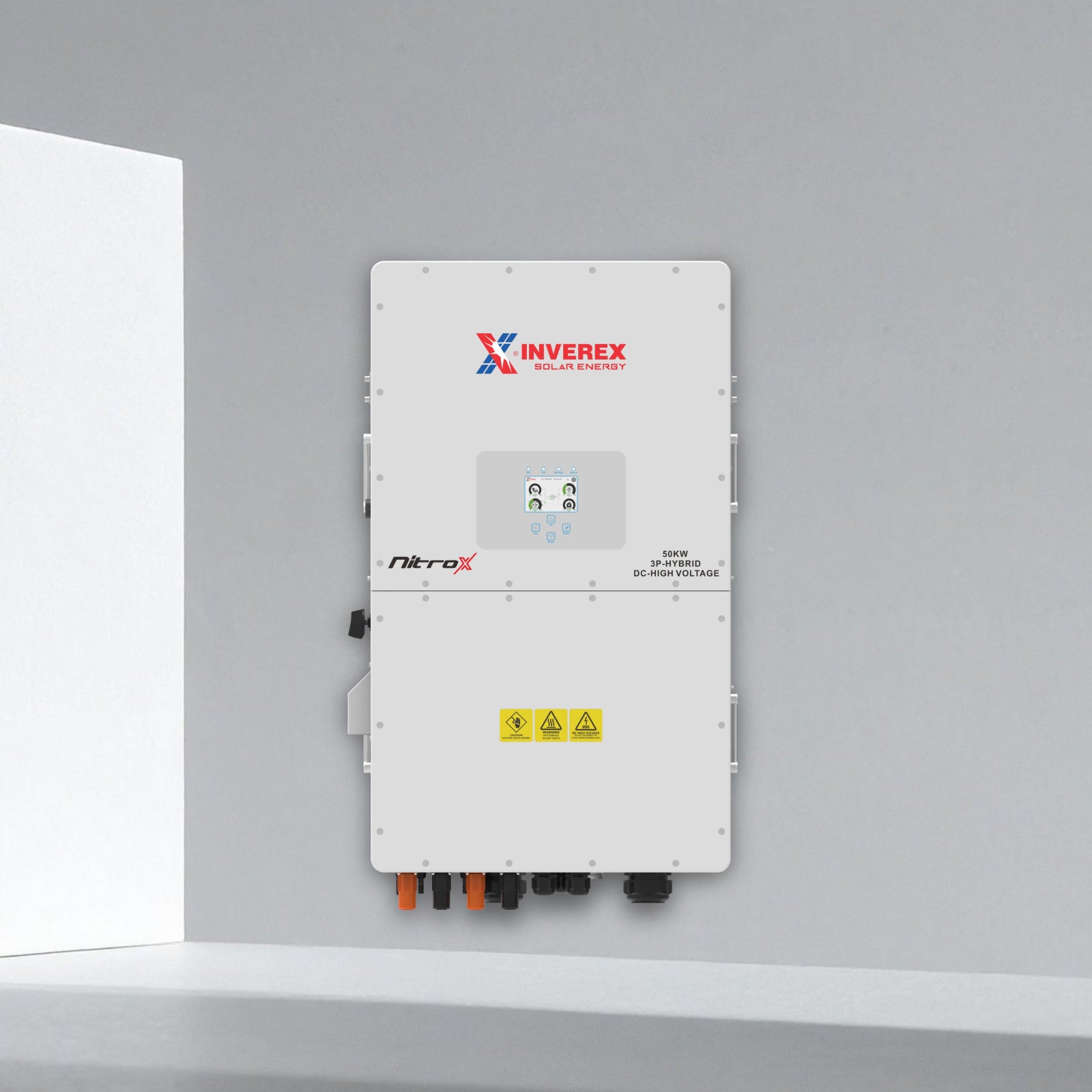 High-performance NitroX 50KW 3P Hybrid inverter with advanced solar energy equipment features, compatible with Inverex 50KW datasheet and hybrid manual